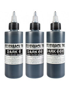 Silverback INK - Dark 6-666 Grey Wash Set