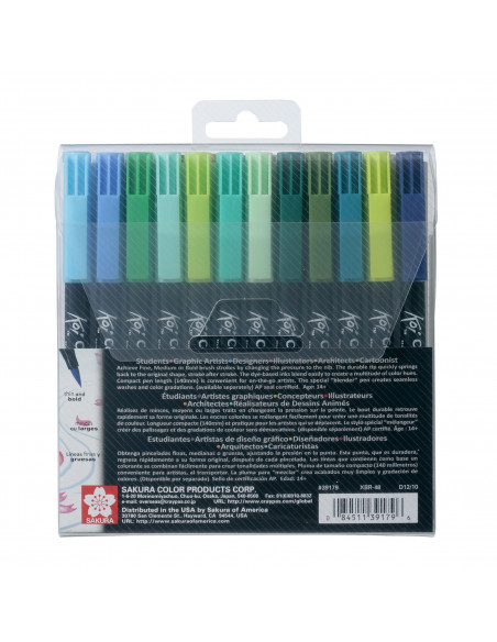 KOI Coloring Brush Pen Set 48