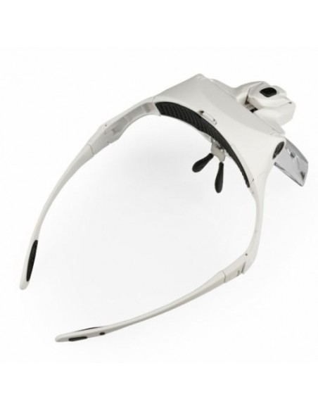 Magnifying glasses with LED lighting for PMU