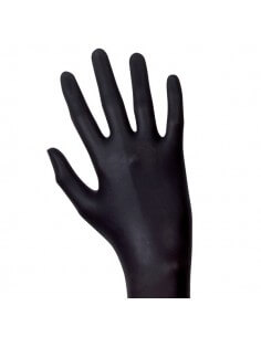 Unigloves Gants LATEX noir (100pcs)