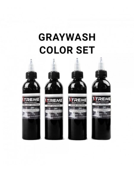XTreme Ink - Graywash Set (4 x 120ml)