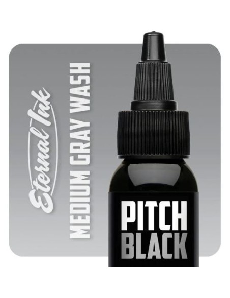 Eternal Ink Pitch Black Medium Gray Wash